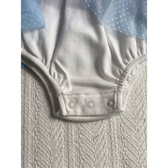 Little Me Baby Girls 12 Months Multi Tier Popover and Matching Headband - Picture 6 of 12